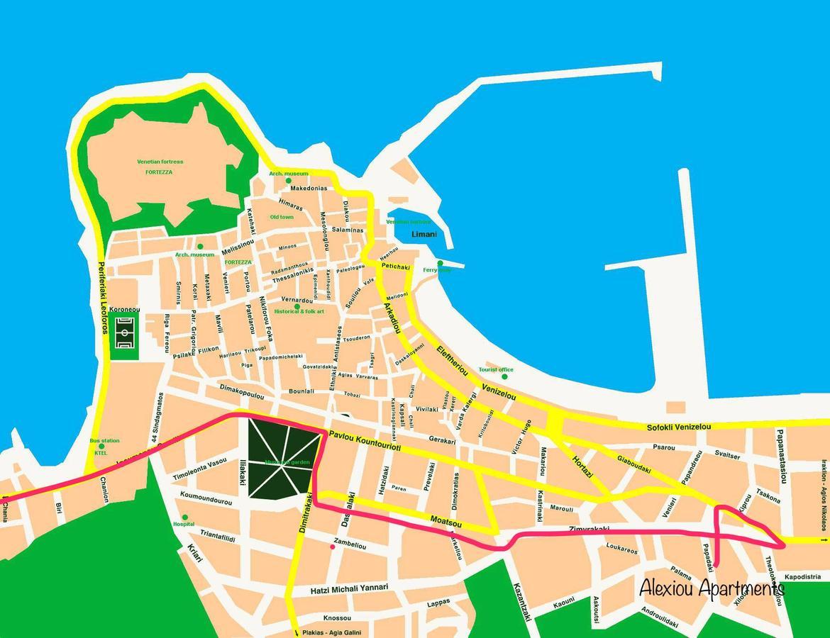 Rethymno Blue Apartments Exteriör bild